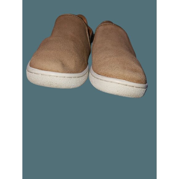 Ugg Upper Suede Cas Comfy Slip On Sneaker Shoe Women Size 7 - Picture 5 of 9